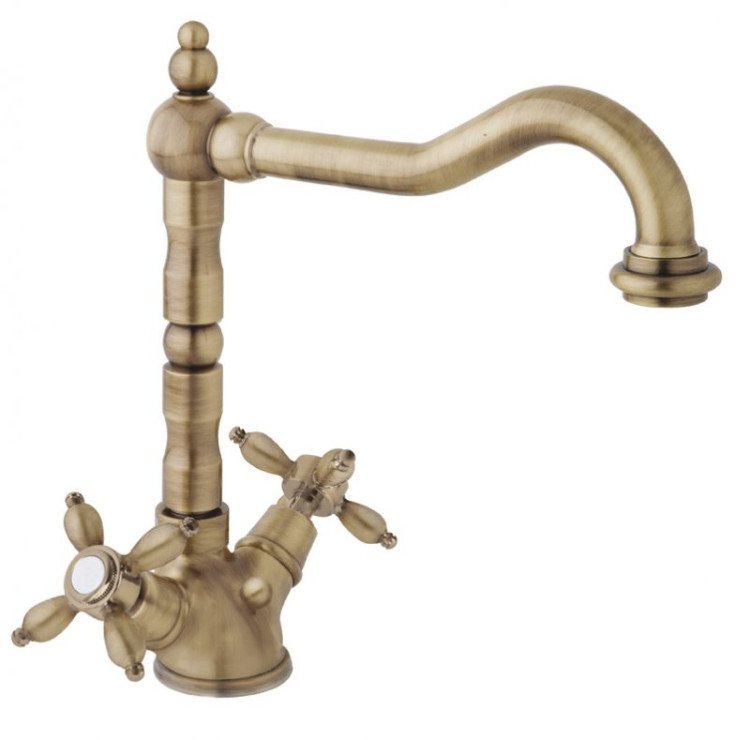 Смеситель для раковины с донным клапаном Cezares NOSTALGIA-LS2-01