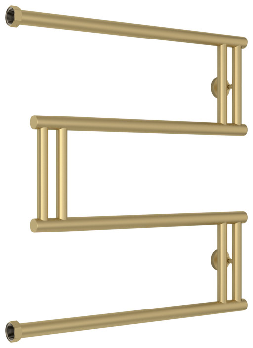 Полотенцесушитель водяной Сунержа High-Tech model &quot;M&quot; 600х600 Матовая шампань