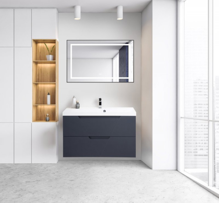 База под раковину подвесная с двумя выкатными ящиками 1000x450x570 BelBagno VITTORIA-1000-2C-SO-PINO-P