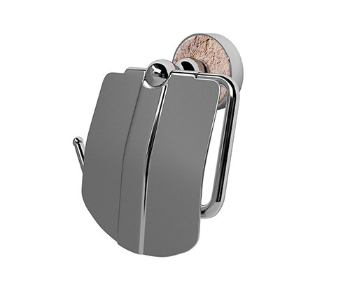 WasserKRAFT Nau K-7725 Держатель туалетной бумаги с крышкой