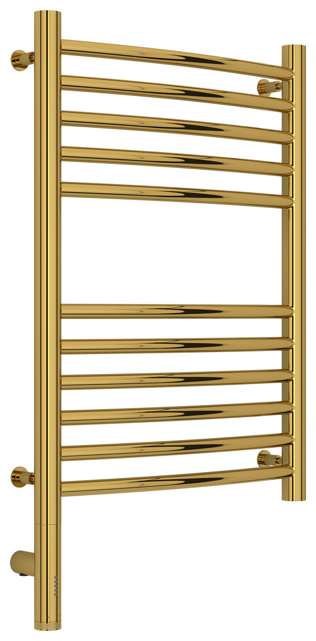 Полотенцесушитель электрический Сунержа Богема 3.0 выгнутая 600х400 МЭМ левый Золото