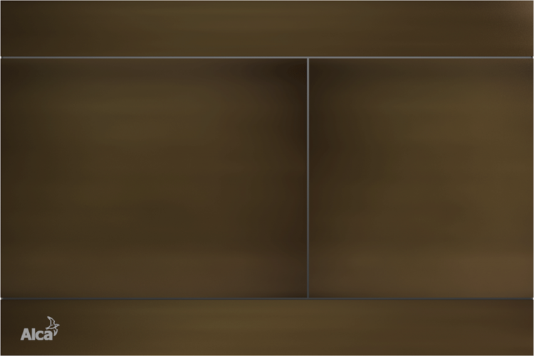 Кнопка управления для скрытых систем инсталляции, бронза–антик Alcadrain FUN-ANTIC