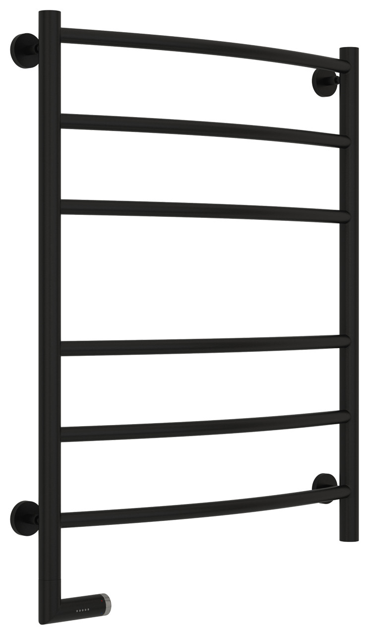 Полотенцесушитель электрический Сунержа Галант 2.0 800х600 МЭМ левый Матовый чёрный