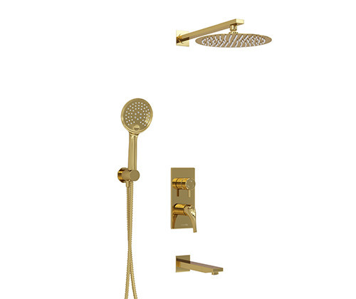 WasserKRAFT A71208 Встраиваемый комлплект для ванны с верхней душевой насадкой, лейкой и изливом