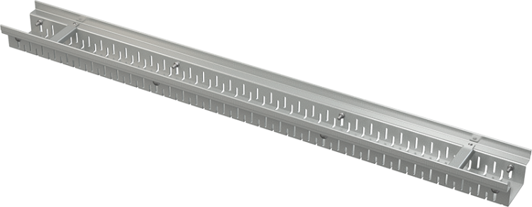 Дренажный желоб 100 мм регулируемый, оцинкованная сталь Alcadrain ADZ102V