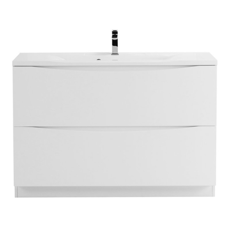 База под раковину напольная с двумя выкатными ящиками BelBagno MARINO-1200-2C-PIA-BL-P
