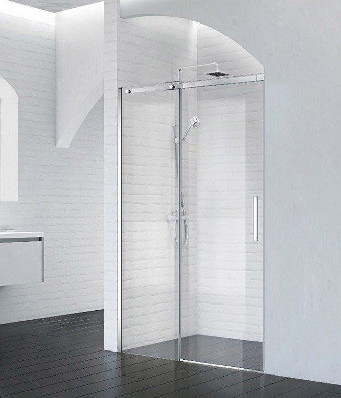 Душевая дверь в нишу BELBAGNO ACQUA-BF-1 BelBagno ACQUA-BF-1-130-C-Nero