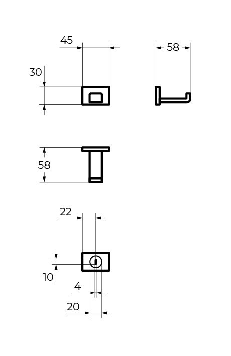 Крючок Cezares CZR-F-8922