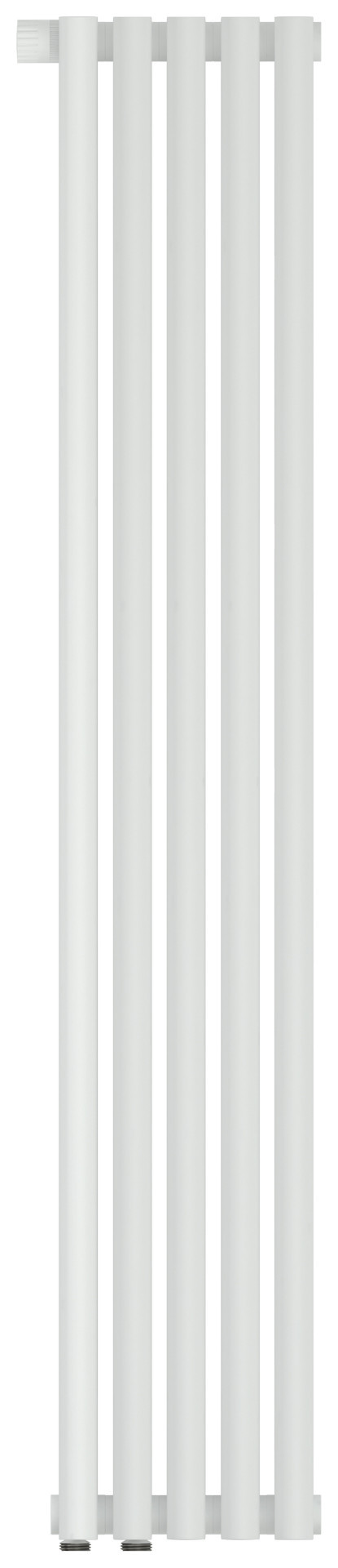 Отопительный радиатор Сунержа Эстет-1 EU50 левый 1200х225 5 секций Матовый белый