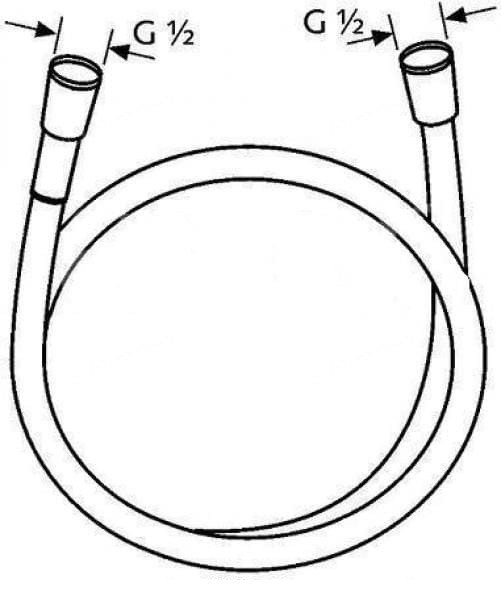 Душевой шланг Jacob Delafon Nouvelle Vague E24519-BLV