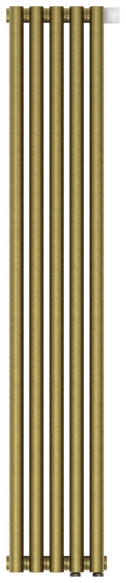 Отопительный радиатор Сунержа Эстет-1 EU50 правый 1200х225 5 секций Состаренная бронза