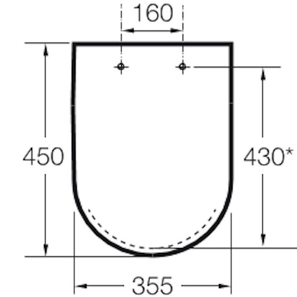 Крышка-сиденье для унитаза Roca Dama-N 801782004
