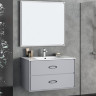 Комплект мебели для ванной Opadiris Монтэ 90 серый