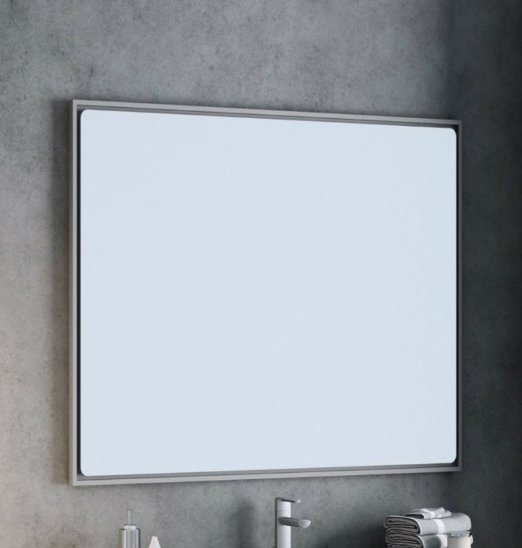 Комплект мебели для ванной Opadiris Монтэ 90 серый