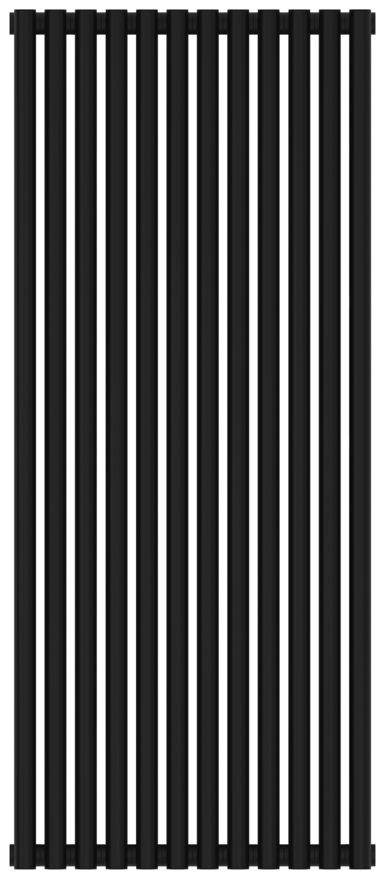 Отопительный радиатор Сунержа Эстет-00 1200х540 12 секций Матовый чёрный