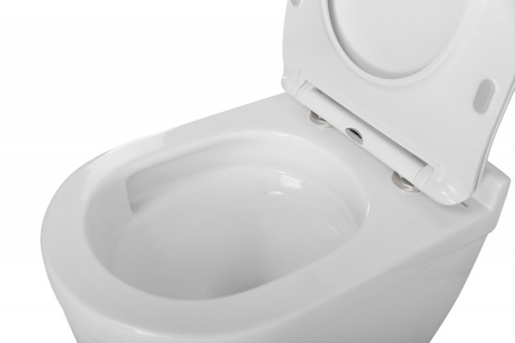 Чаша унитаза подвесного безободкового, смыв TORNADO Cezares BB017CH-TOR