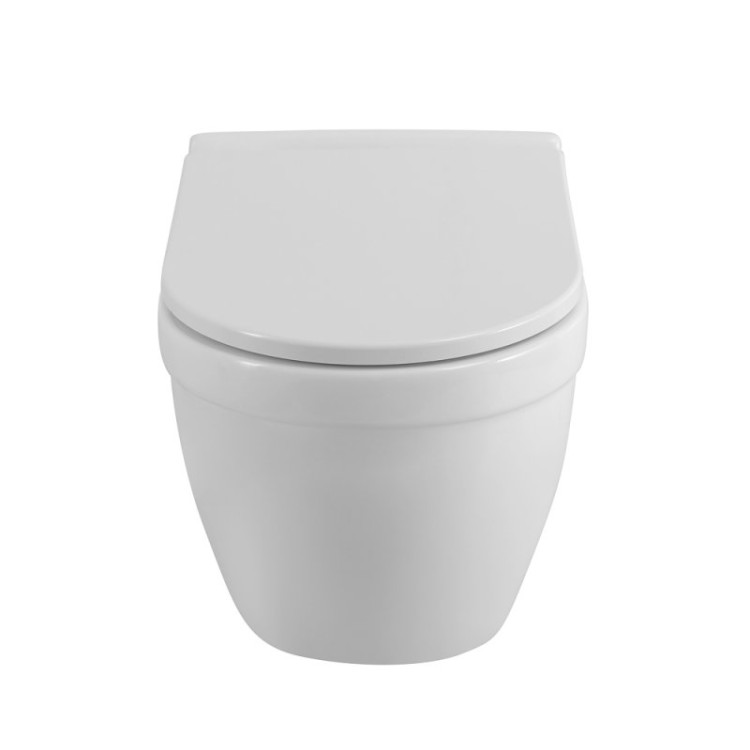 Чаша унитаза подвесного безободкового, смыв TORNADO Cezares BB017CH-TOR