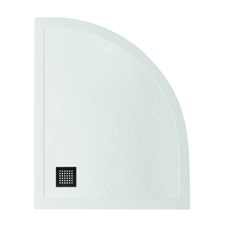 Поддон из искусственного мрамора правосторонний, белый BelBagno TRAY-MR-UNO-RH-120/90-550-35-W-R-NO