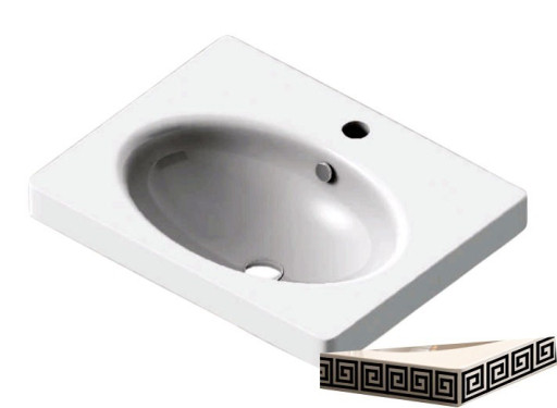 Раковина Sanita Luxe Next 60 Greek NXT60SLWB11BR