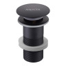 Сливной набор для раковины Aquatek, матовый черный AQ6000MB