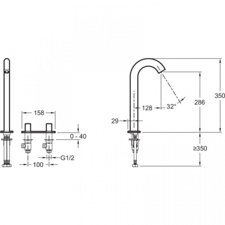 Смеситель для раковины Jacob Delafon Talan E10094RU-CP