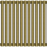 Отопительный радиатор Сунержа Эстет-11 500х630 14 секций Состаренная бронза