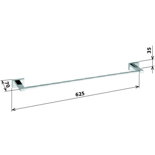Держатель для полотенец Bemeta Plaza 118104042