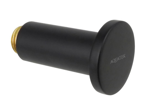 Крючок Aquatek матовый черный AQ4001MB Вега