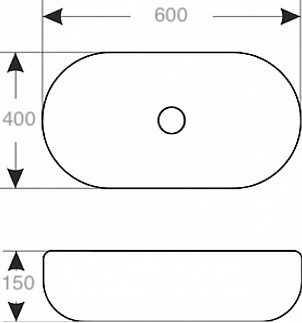 Раковина-чаша Mira 60 MR-6040