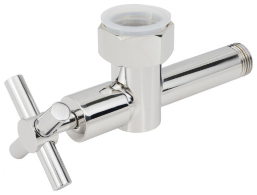 Вентиль Стилье запорный крестовой G 1&quot; НГ х G 1/2&quot; НР Без покрытия