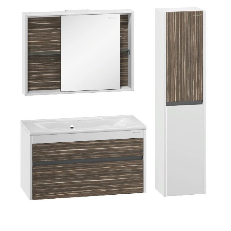 Шкаф пенал Edelform Belle 38 подвесной