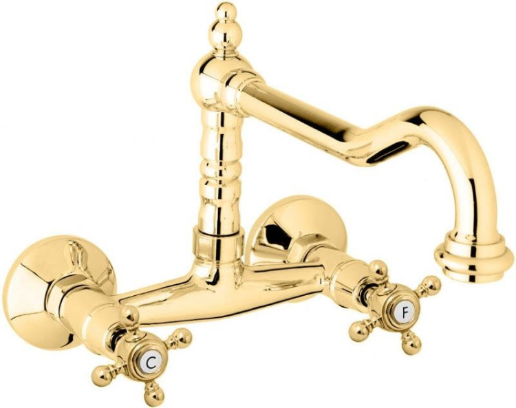 Кухонный смеситель настенного монтажа Cezares GOLF-LLP-02