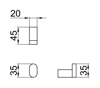Крючок для полотенца Webert Living LV500401