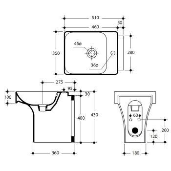 Биде Kerasan Cento 3521