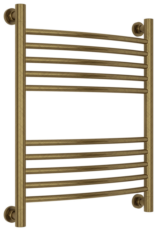 Полотенцесушитель водяной Сунержа Богема+ выгнутая 600х500 Состаренная бронза