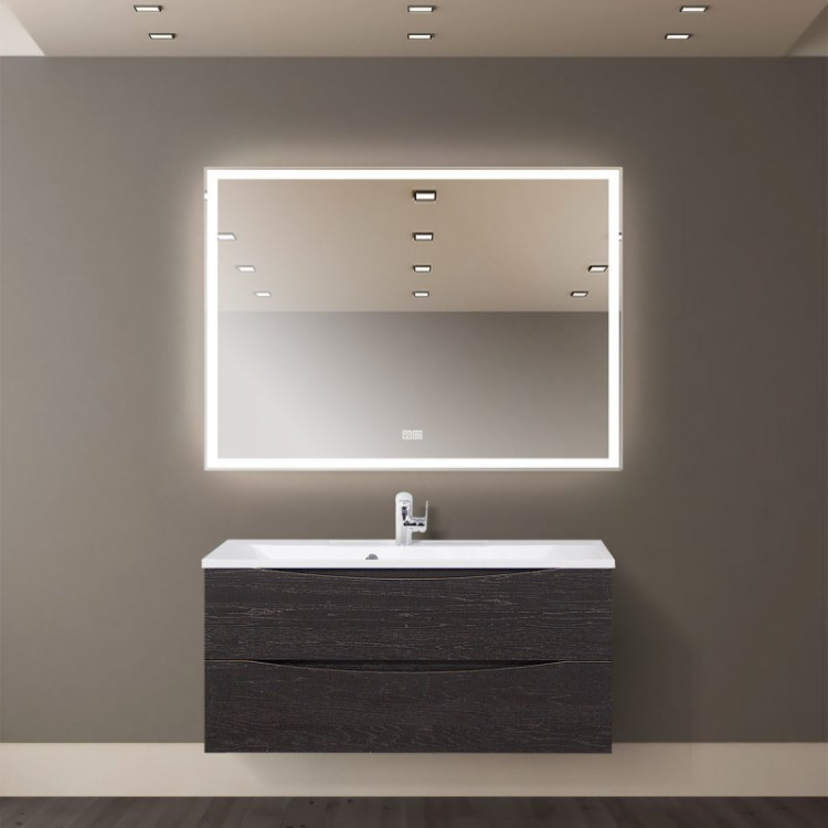 База под раковину подвесная с двумя выкатными ящиками 1100x450x500 BelBagno MARINO-1100-2C-SO-BO-P