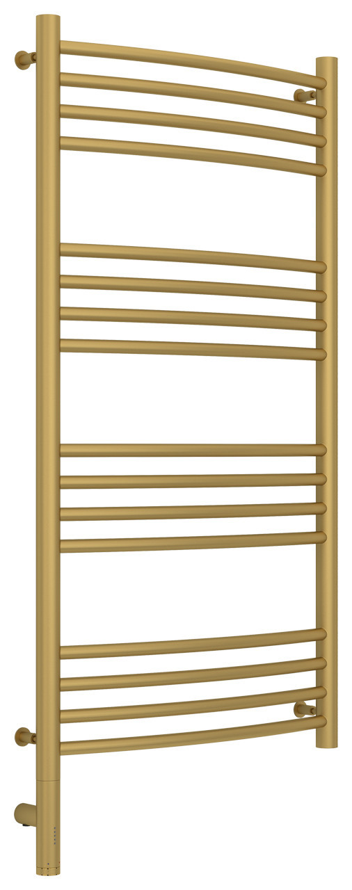 Полотенцесушитель электрический Сунержа Богема 3.0 выгнутая 1000х500 МЭМ левый Матовое золото