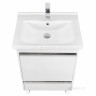 Тумба под раковину AQUATON Капри 60 белый глянец 1A230101KP010