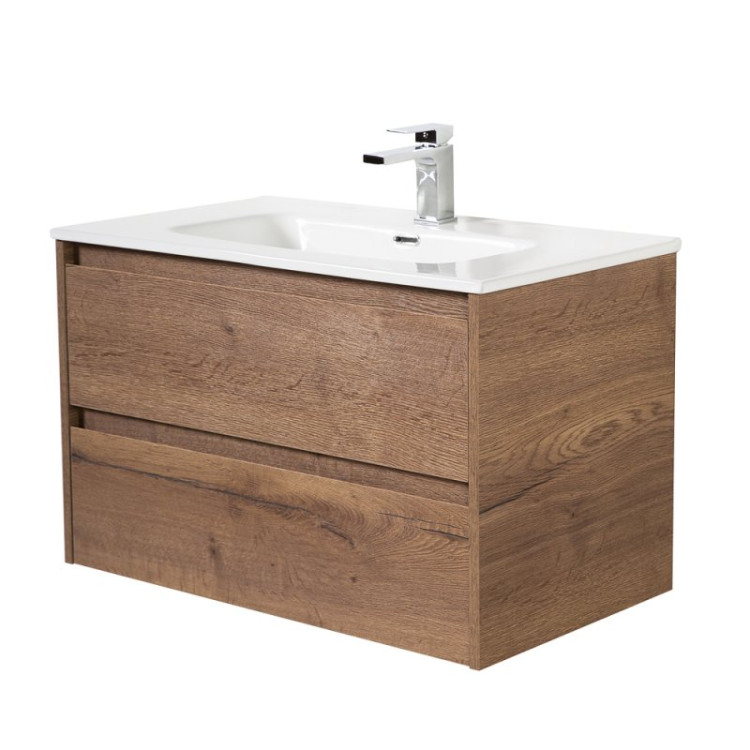 База под раковину подвесная с двумя выкатными ящиками BelBagno KRAFT-900-2C-SO-RNN