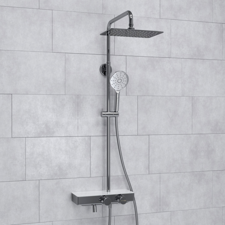 WasserKRAFT A113.069.127.CH Thermo Душевой комплект с термостатическим смесителем