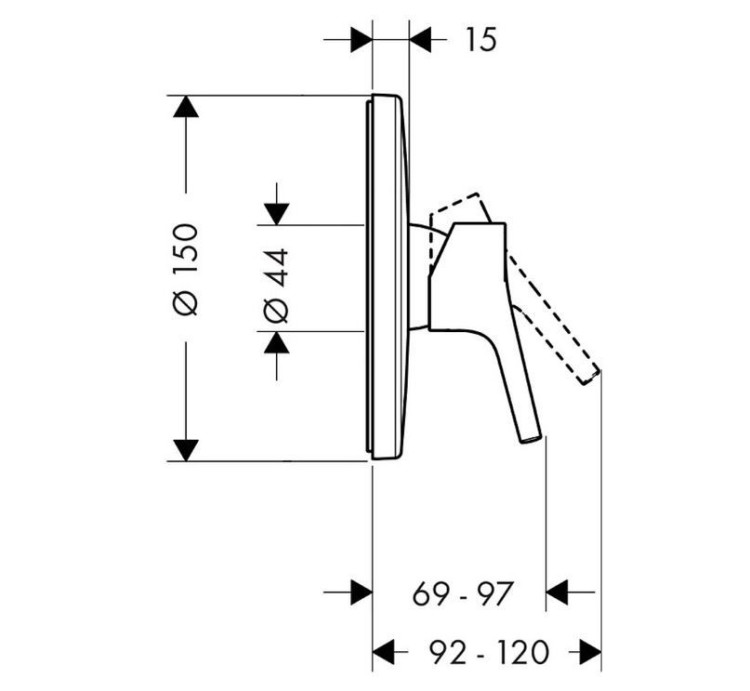 Смеситель для душа Hansgrohe Talis S 72606000