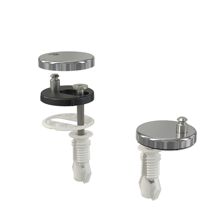 Петли с верхним монтажом, крышка из нержавеющей стали Alcadrain P105