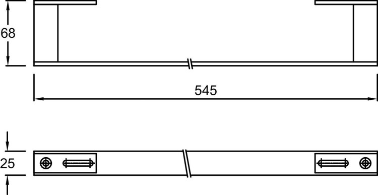 Полотенцедержатель Jacob Delafon RYTHMIKE4121-CP