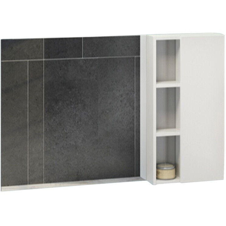 Зеркальный шкаф Comforty Прага 120