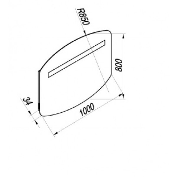 Зеркальный шкаф Kolpa San IMAN TOI 100 WH