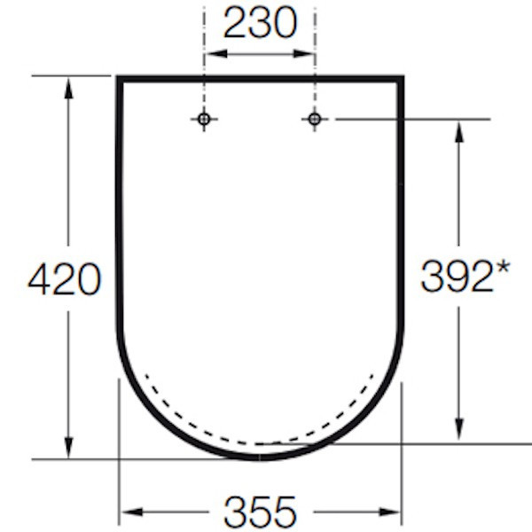 Крышка-сиденье для унитаза Roca Dama-N 80178B004