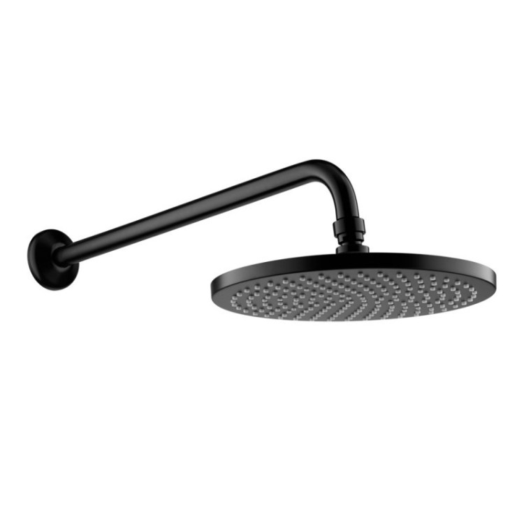 Душевой набор со встраиваемым смесителем с кнопочным управлением, верхний душ диаметр 25 см, ручной душ со шлангом, штуцером и держателем Cezares ECO-DSET-01