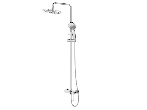 Душевая стойка со смесителем для верхнего и ручного душа Cezares MOMENTO-CD-01