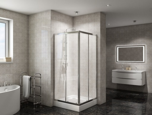 Душевой уголок BELBAGNO DUE-A-2 BelBagno DUE-A-2-90-C-Cr