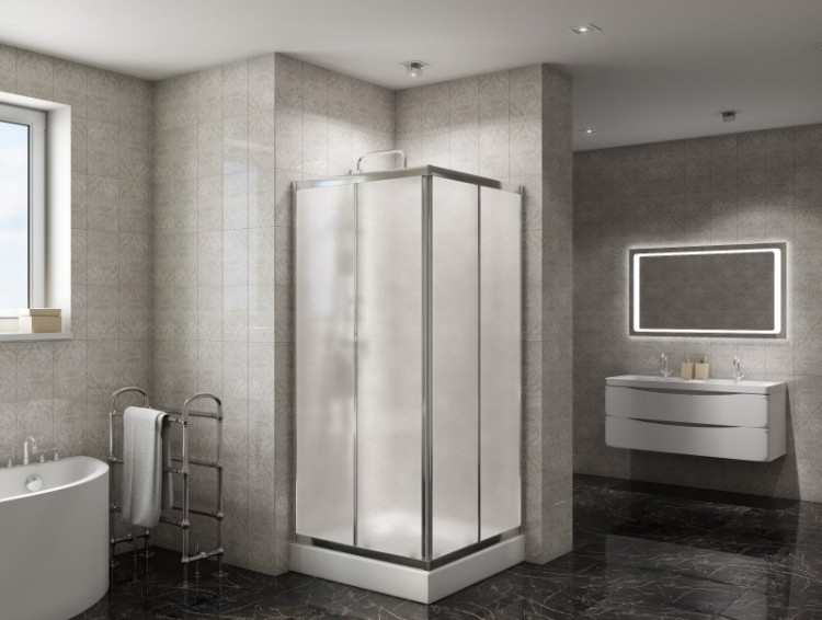 Душевой уголок BELBAGNO DUE-A-2 BelBagno DUE-A-2-90-C-Cr